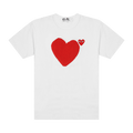 Comme des Garçons PLAY Red Emblem No Eyes T-Shirt "White"