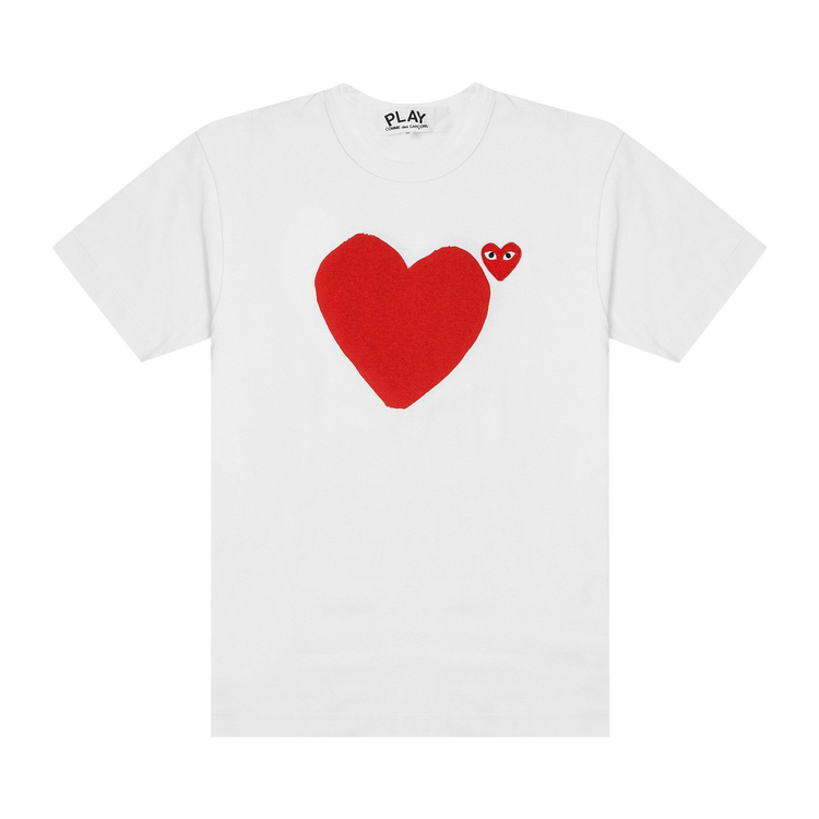 Comme des Garçons PLAY Red Emblem No Eyes T-Shirt "White"