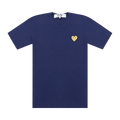Comme des Garçons PLAY Gold Heart T-Shirt "Navy"
