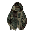 Kapital Ripstop Brush-Camo Alpine Ring Coat "Khaki"