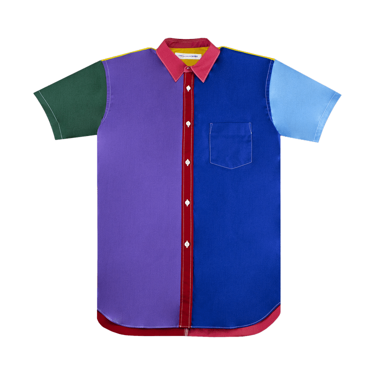 Comme des Garçons SHIRT Color Block Shirt "Green Mix"