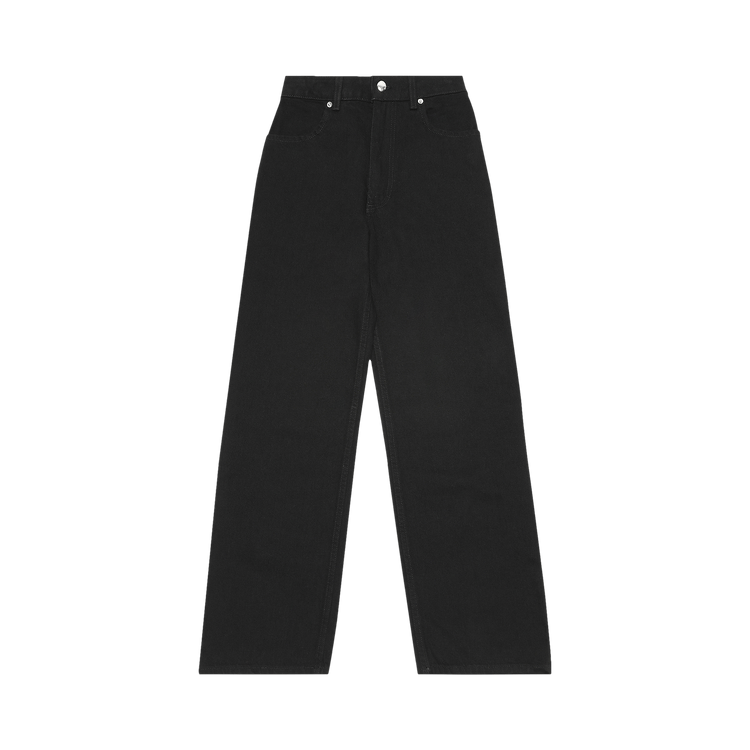 Eckhaus Latta Wide Leg Jean "Almost Black"
