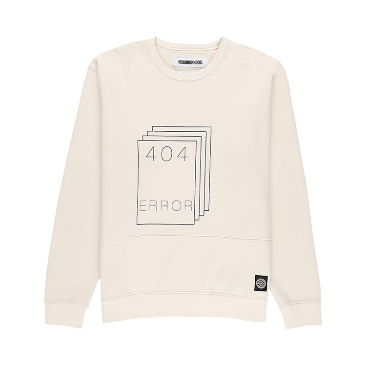 Neighborhood 404/C-Crew Long-Sleeve "Natural"