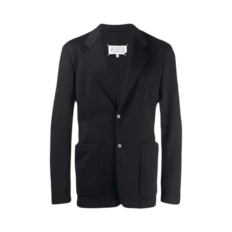 Maison Margiela Cotton Scuba Blazer "Black"