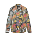 Martine Rose Printed Button Shirt "Yellow Floral"