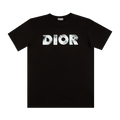Dior x Daniel Arsham Eroded Logo 3D Print Tee "Black"