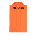 Raf Simons Drugs Backless Cotton Jersey Sweatshirt Vest "Orange"
