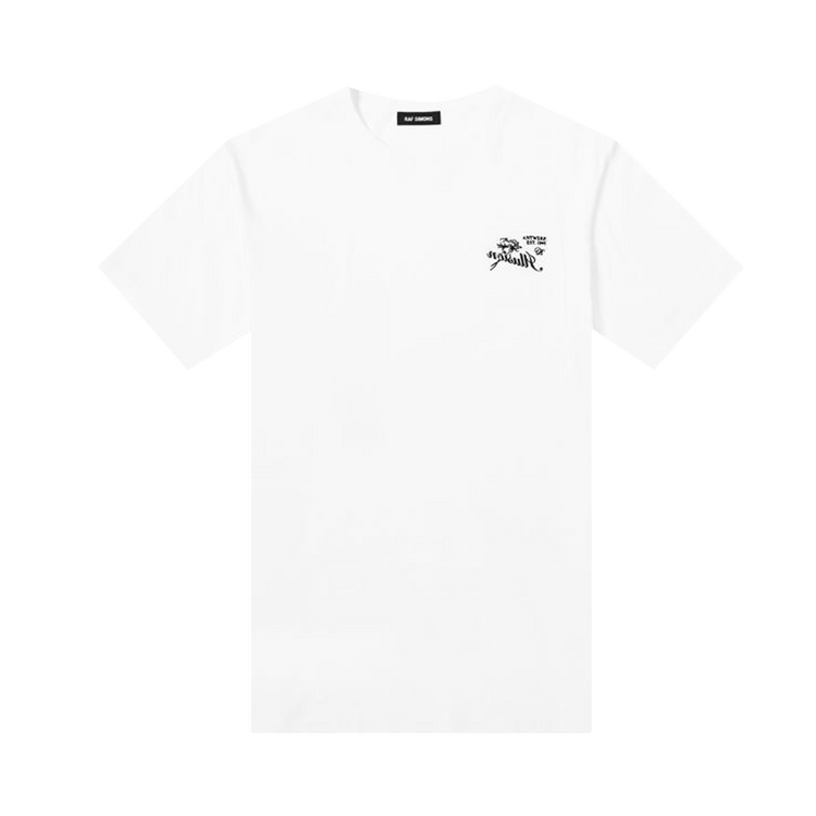 Raf Simons Illusion Embroidered Slim Fit T-Shirt "White"