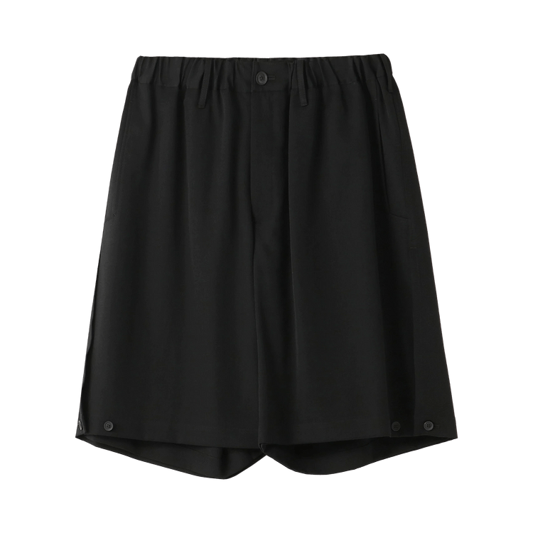 Yohji Yamamoto G-Side Gusset Half Shorts "Black"