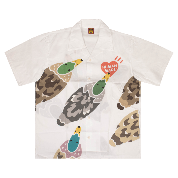 Human Made Duck Aloha Button Down Shirt "White"