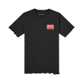 Martine Rose Lettuce Hem Monogram T-Shirt "Coral"