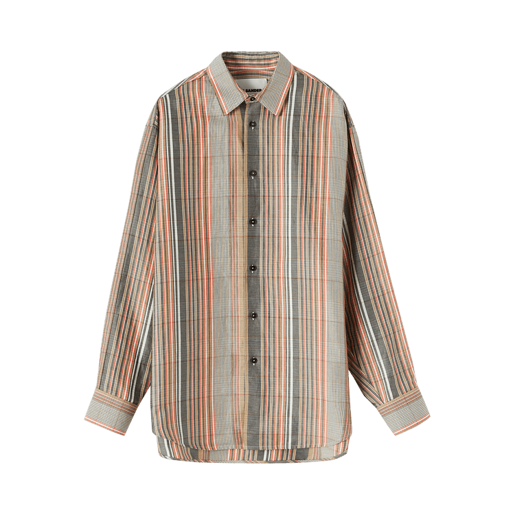 Jil Sander Button Down Collar Shirt "Open Miscellaneous"