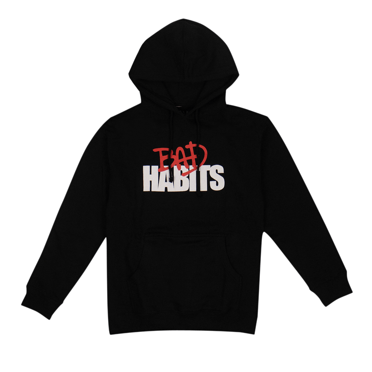 Vlone x Nav Bad Habits Drip Pullover Sweatshirt "Black"