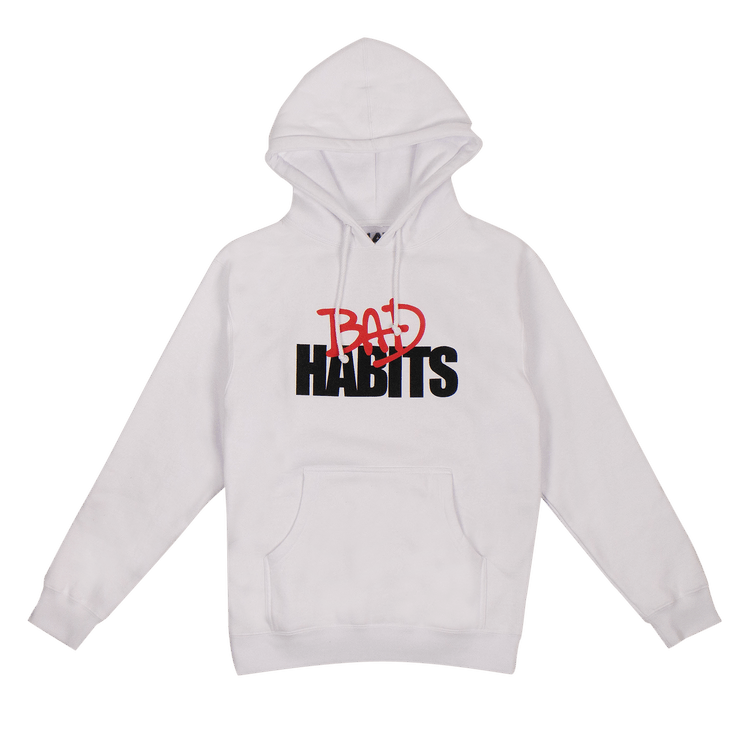 Vlone x Nav Bad Habits Drip Pullover Sweatshirt "White"