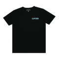 Bianca Chandôn Lover Pocket T-Shirt "Black/Baby Blue"