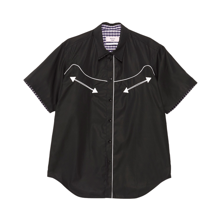 Martine Rose Glen Reversible Shirt "Black"