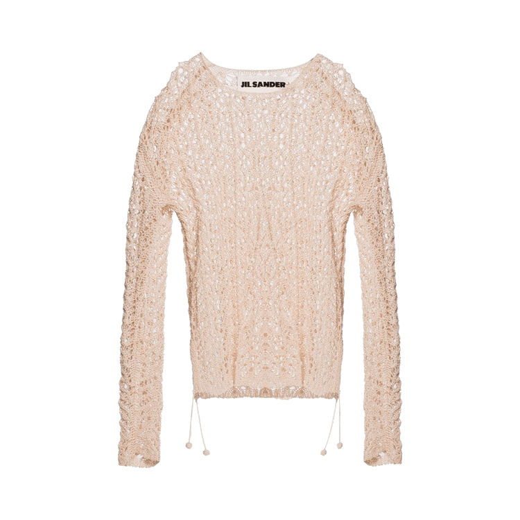 Jil Sander Crochet Sweater "Black"