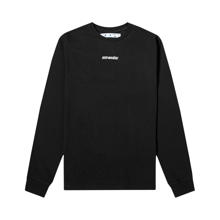 Off-White Marker Long-Sleeve Tee "Black/Blue"