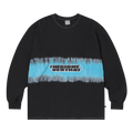 thisisneverthat Striped Tie Dye Long-Sleeve Top "Black"