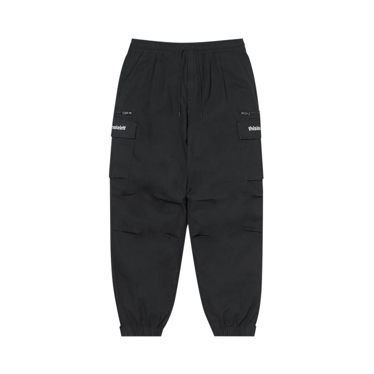 thisisneverthat Zip Cargo Pant "Black"