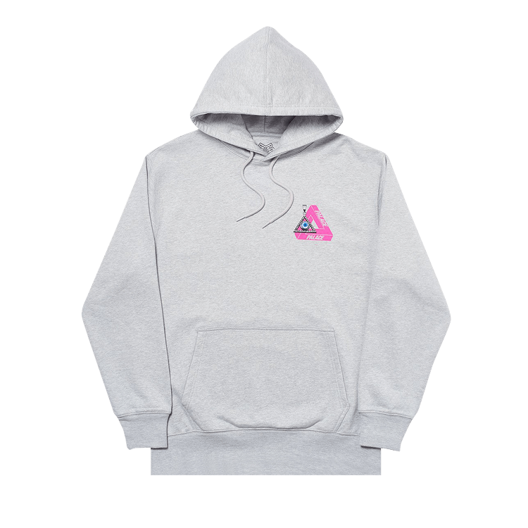 Palace Tri-Smiler Hood "Grey Marl"