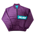 Palace Half Zip Packer "Blackberry/Teal"