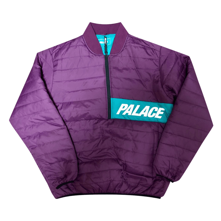 Palace Half Zip Packer "Blackberry/Teal"