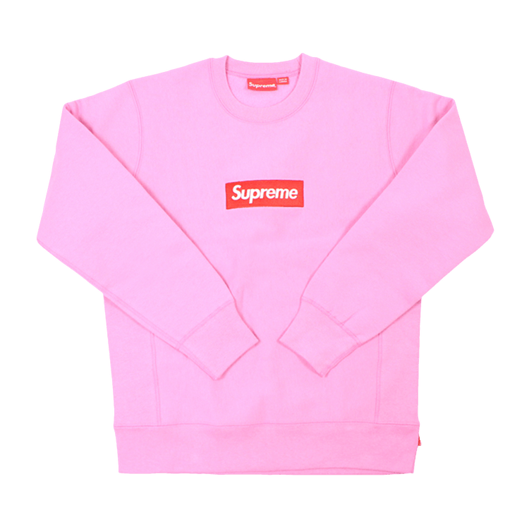 Supreme Box Logo Crewneck "Heather Pink"