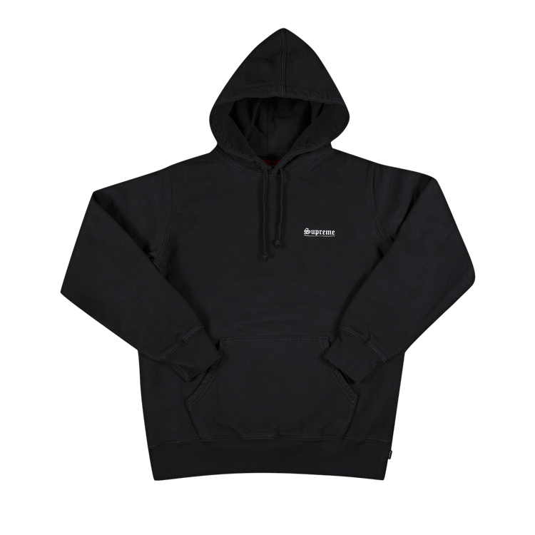 Supreme Mary Hooded Sweatshirt "Black"