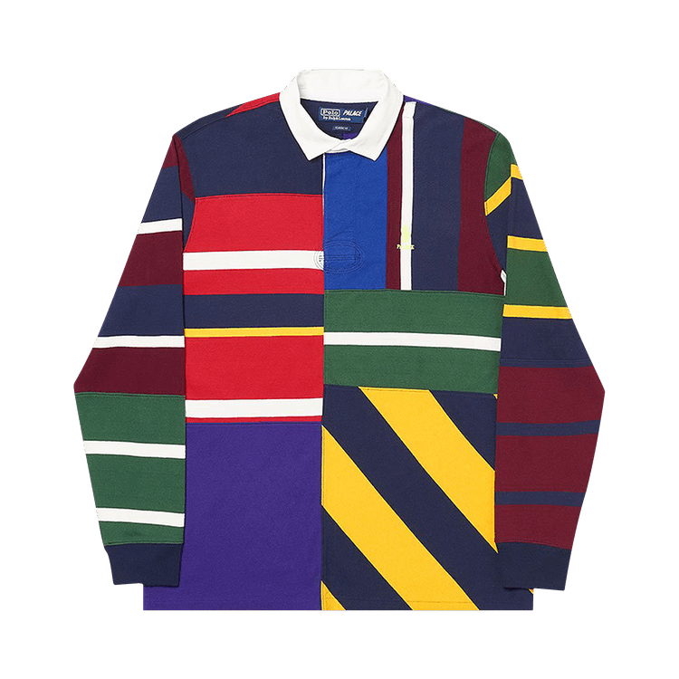 Palace x Ralph Lauren Pieced Rugby Polo "Multicolor"