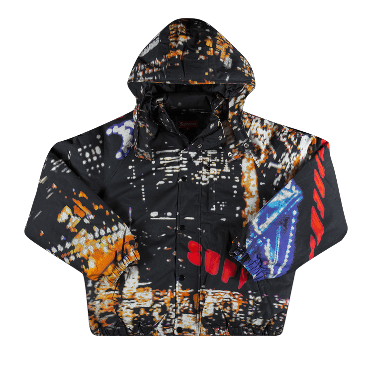 Supreme City Lights Puffy Jacket "Black"
