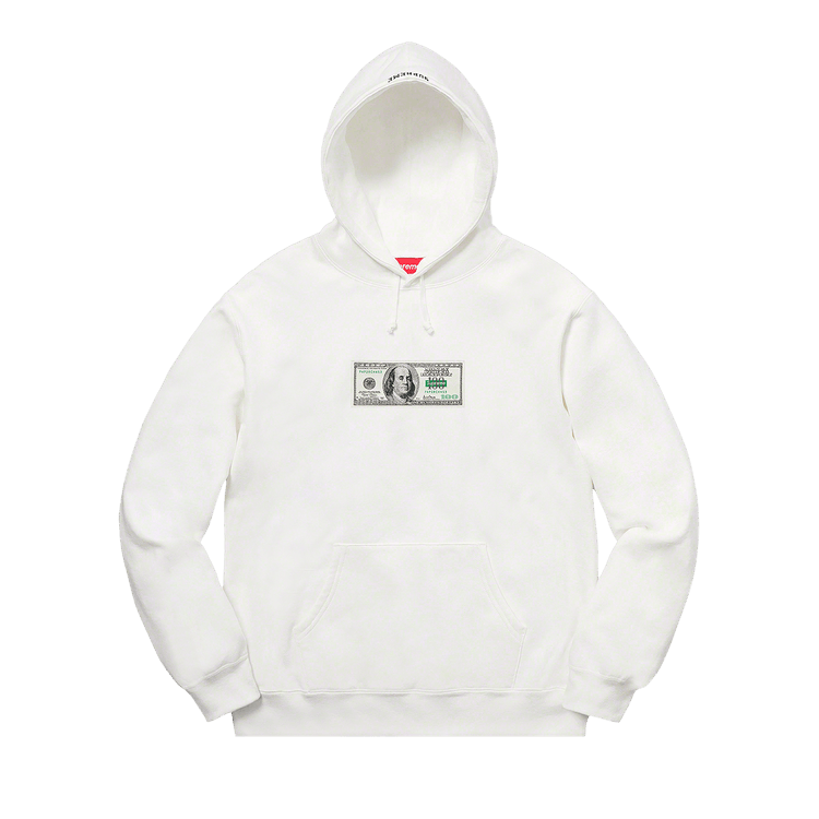 Supreme Franklin Hooded Sweatshirt "White"