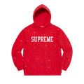 Supreme Eyelet Hooded Sweatshirt "Red"