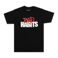 Vlone x Nav Bad Habits Drip Short-Sleeve T-Shirt "Black"