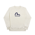 Palace x Evisu Reversible Crew "Ecru"