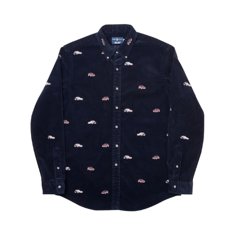 Palace x Ralph Lauren Embroidered Corduroy GTI Shirt "Aviator Navy"