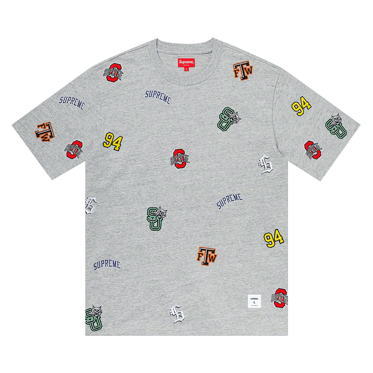 Supreme University Short-Sleeve Top "Heather Grey"