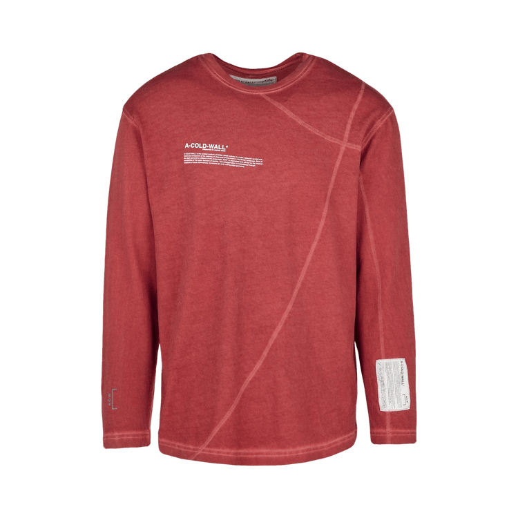 A-Cold-Wall* Core Mission Statement Long-Sleeve "Dark Rust"