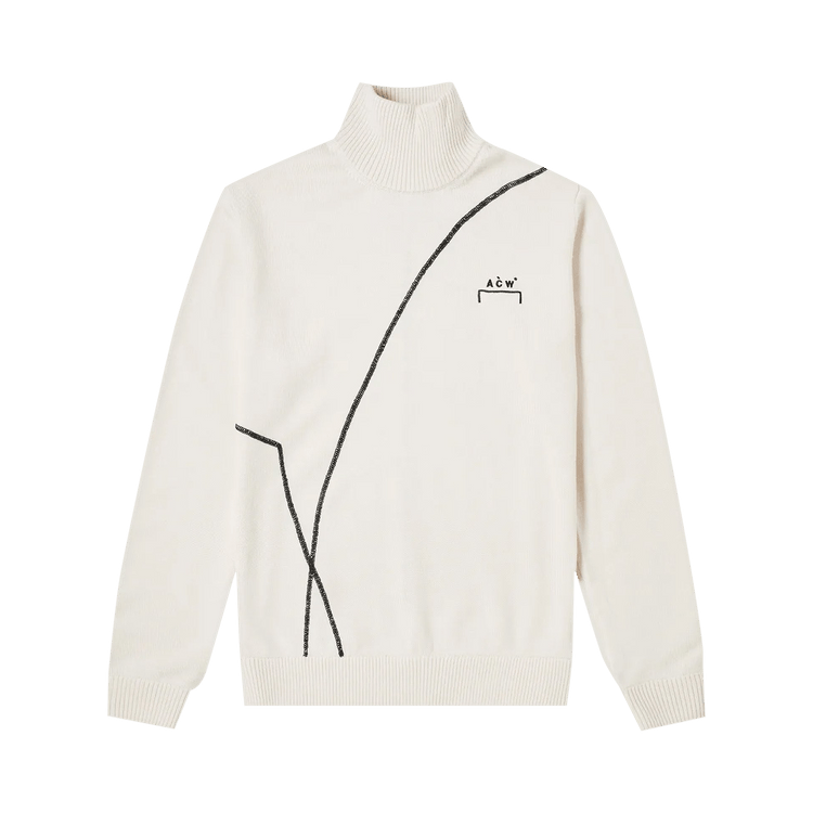 A-Cold-Wall* 3D Rubberized Print Turtleneck "Bone"