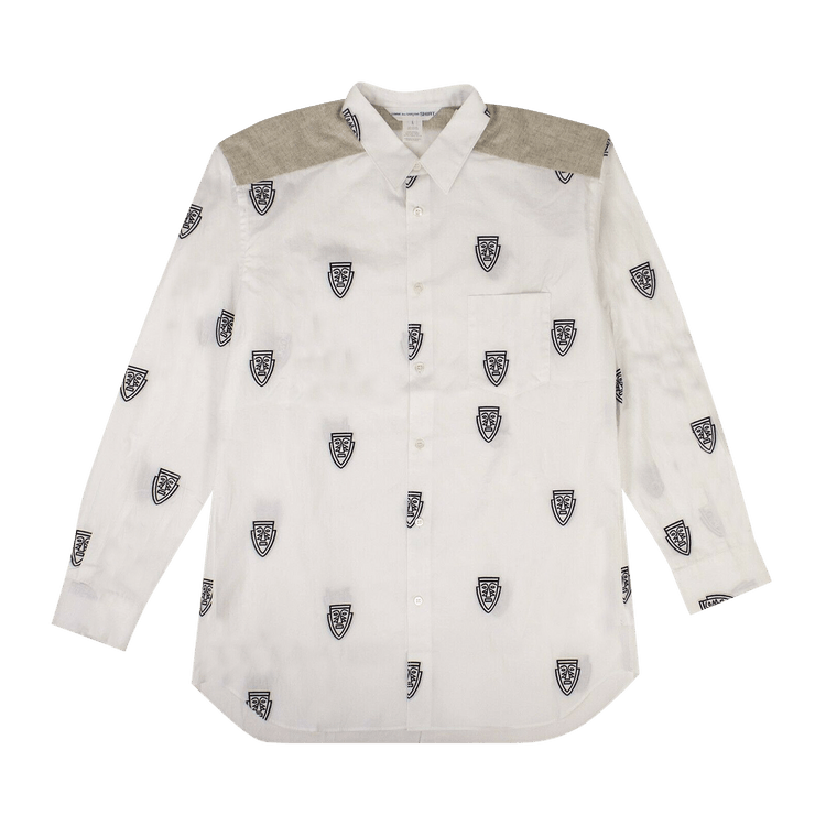 Comme des Garçons SHIRT Mask Button-Down Shirt "White"