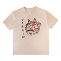 Visvim Jumbo Short-Sleeve Aka Oni Tee "Pink"
