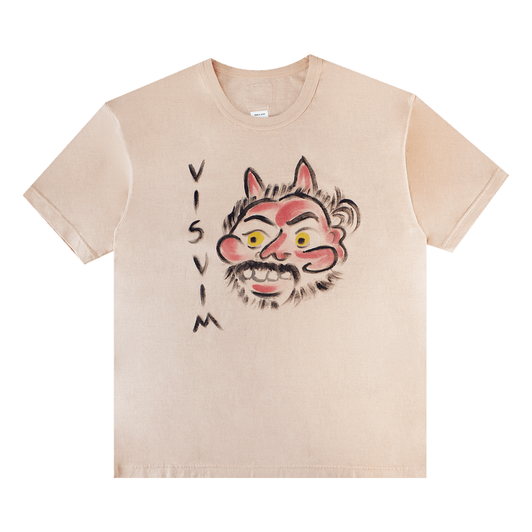 Visvim Jumbo Short-Sleeve Aka Oni Tee "Pink"