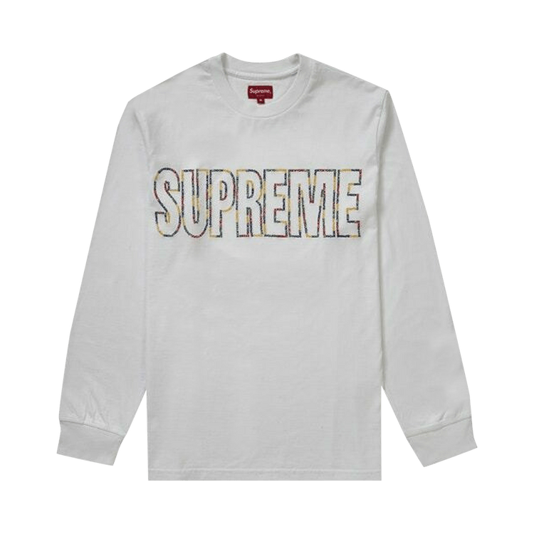 Supreme International Long-Sleeve Tee "White"