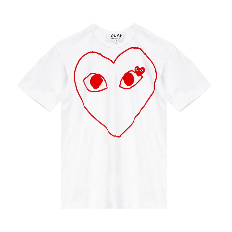 Comme des Garçons PLAY Play T-Shirt "White"