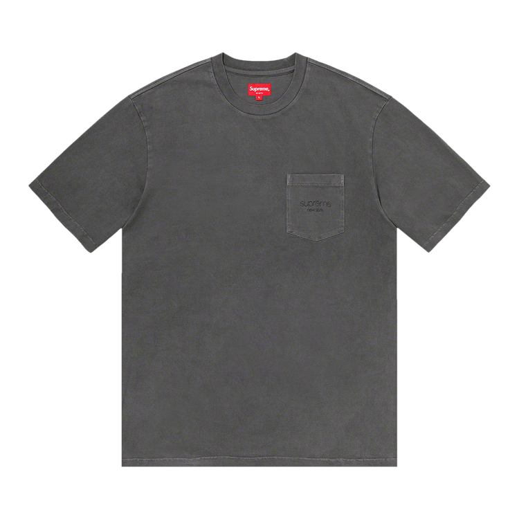 Supreme Overdyed Pocket Tee "Black"