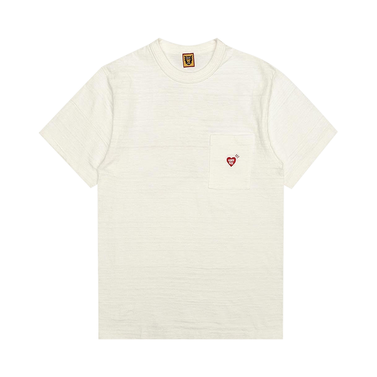 Human Made Pocket T-Shirt #3 With Backprint "White"