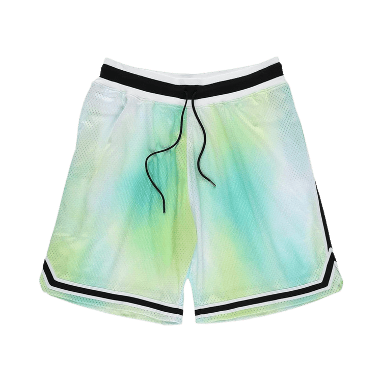 John Elliott Tie Dye Basketball Shorts "Sour Skittles"
