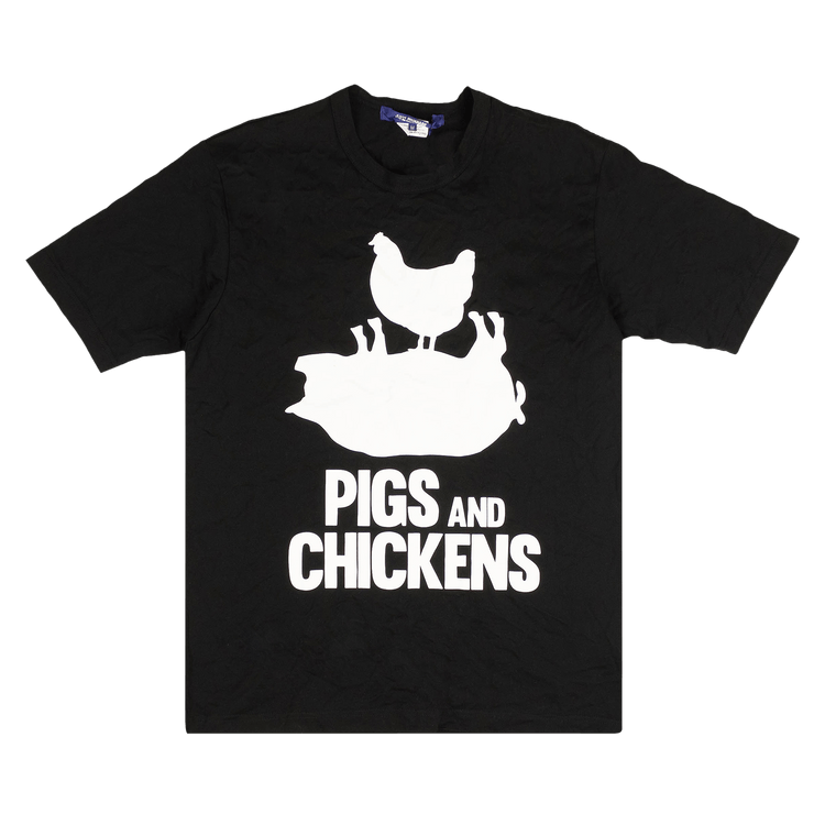 Junya Watanabe Pigs And Chickens T-Shirt "Black"