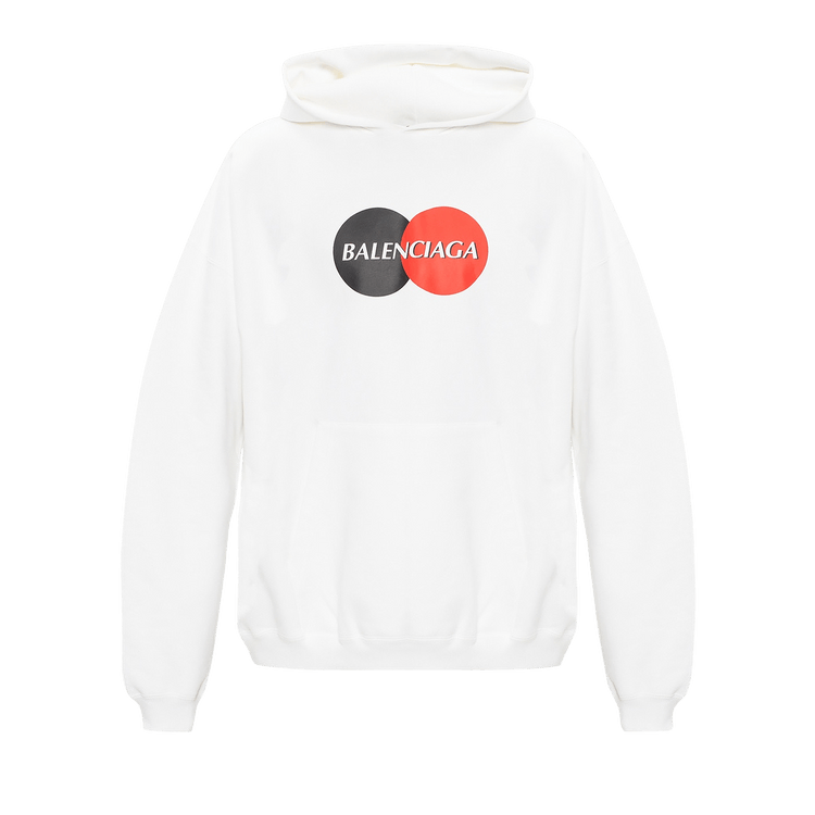 Balenciaga Credit Card Logo Hoodie "White"