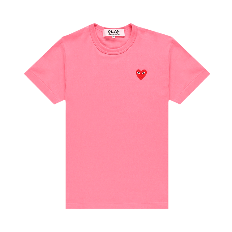 Comme des Garçons PLAY Mini Heart Solid Tee "Pink"